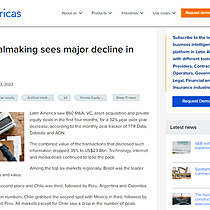 LatAm dealmaking sees major decline in Jan-April